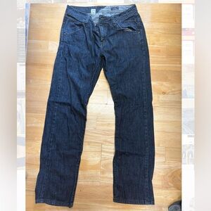 Volcom Men's Nova Dark Blue Straight Jeans
